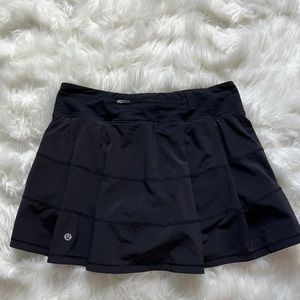 Lululemon Pace Rival Skirt, Black, Size 4